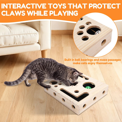 Cat Nail Care Puzzle Toy